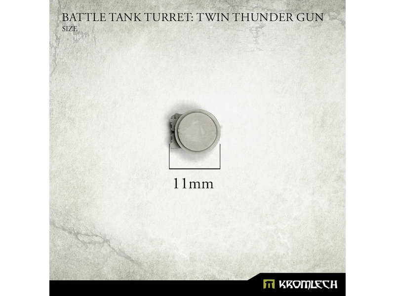 Kromlech Battle Tank Turret - Twin Thunder Gun