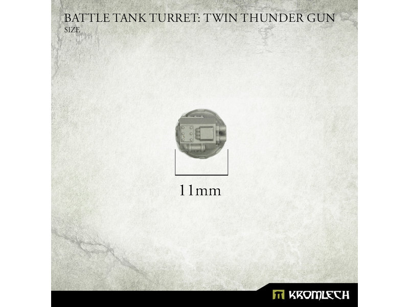 Kromlech Battle Tank Turret - Twin Thunder Gun