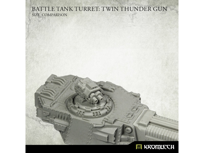 Kromlech Battle Tank Turret - Twin Thunder Gun