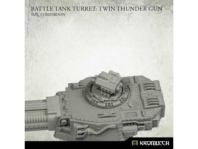 Kromlech Battle Tank Turret - Twin Thunder Gun
