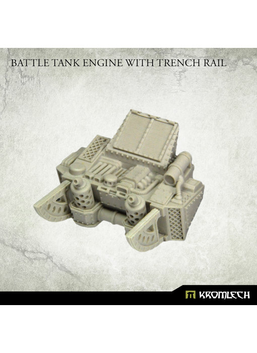 Battle Tank Engine with Trench Rail