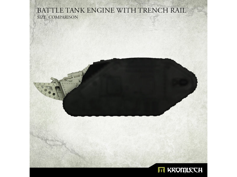Kromlech Battle Tank Engine with Trench Rail