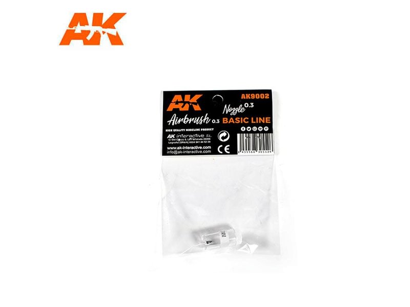 AK Interactive Ak Interactive 0.3 Nozzle Airbrush Basic Line 0.3