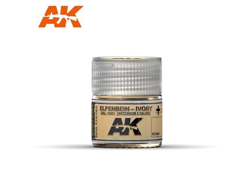 AK Interactive AK Interactive Elfenbein-Ivory RAL 1001 (Interior Color) 10ml