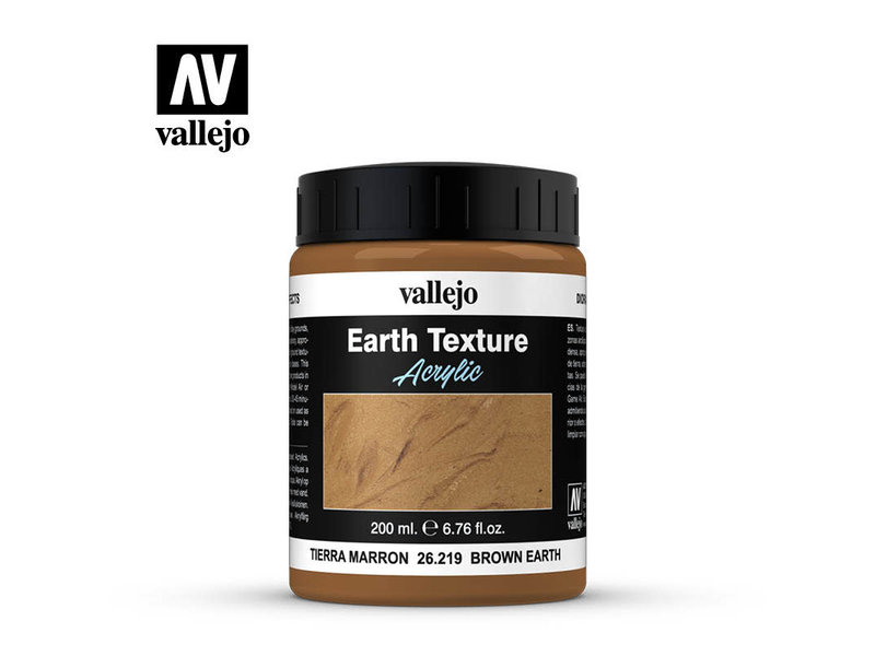 Vallejo Earth Textures Brown Earth (26.219) (200ml)