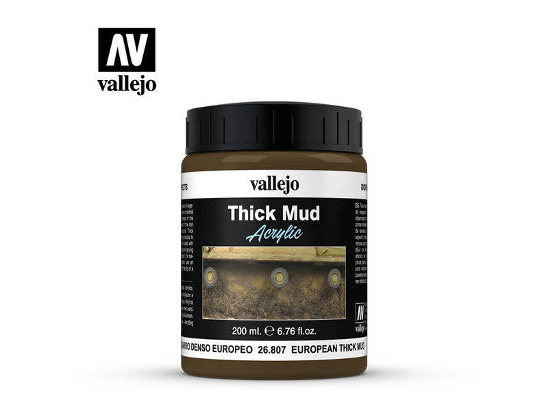 Vallejo Thick Mud Textures European Thick Mud (26.807) (200ml)