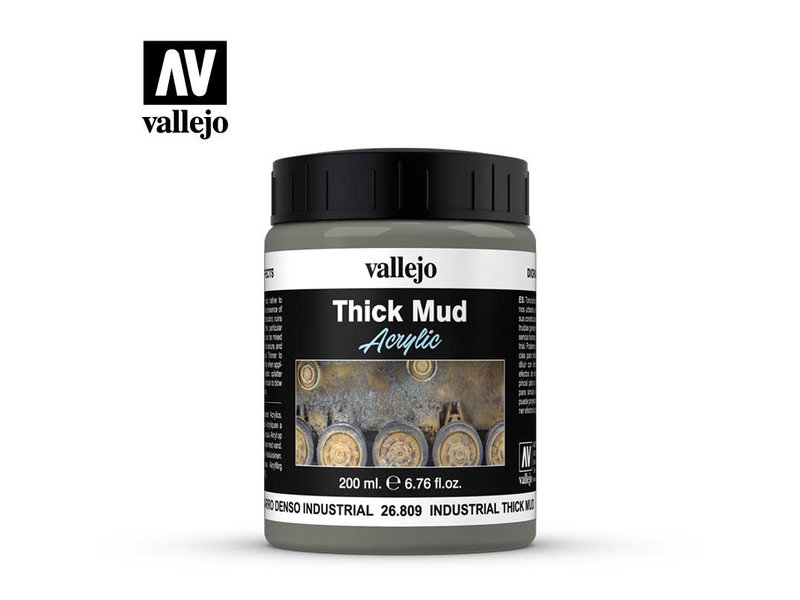 Vallejo Thick Mud Textures Industrial Thick Mud (26.809) (200ml)