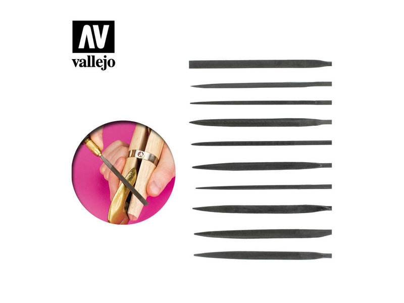 Vallejo Vallejo Needle File Set (*10) (T03001)