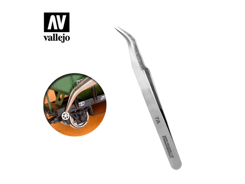 Vallejo Vallejo Extra Fine Curved Tweezers (T12004)