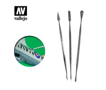 T12004 NEW Tool For Miniatures Vallejo Extra Fine Curved Tweezers 