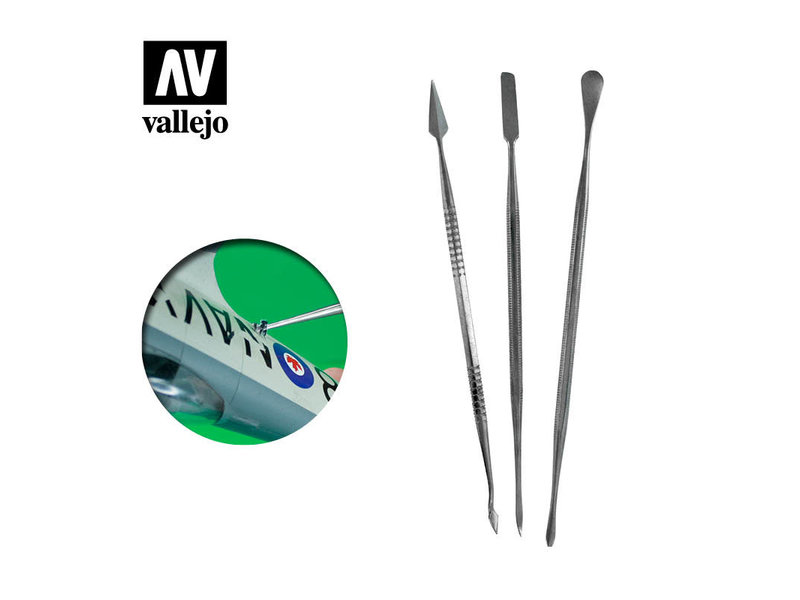 Vallejo Vallejo Stainless Steel Carvers *3 (T02002)