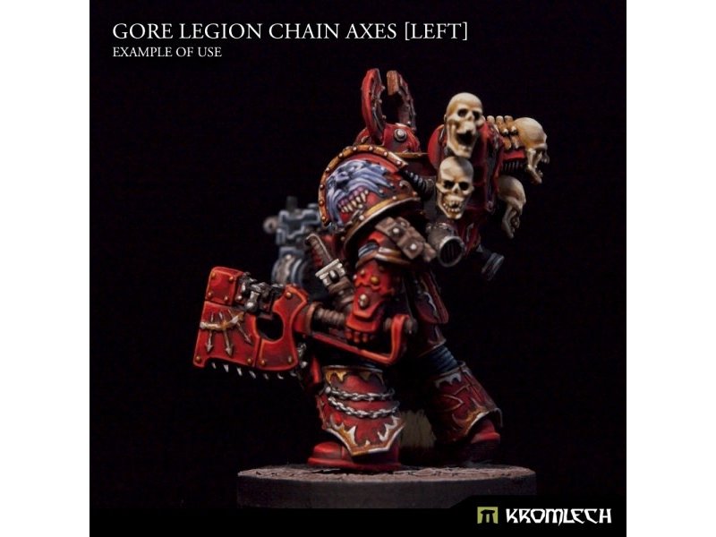 Kromlech Gore Legion Chain Axes [left] (KRCB238)