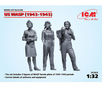 ICM US WASP (1943-1945) (3 figures) (100% new molds)