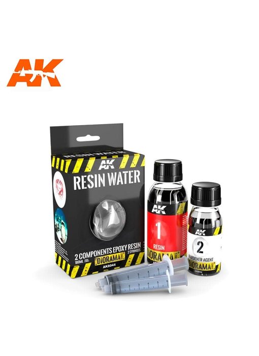 AK Interactive Resin Water 2-Components Epoxy Resin - 180ml