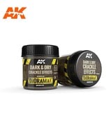 AK Interactive AK Interactive Dark & Dry Crackle Effects - 100ml (Acrylic)