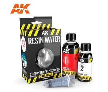 AK Interactive Resin Water 2-Components Epoxy Resin - 375ml