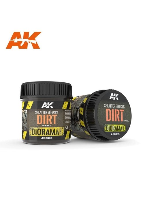 AK Interactive Splatter Effects Dirt - 100ml (Acrylic)