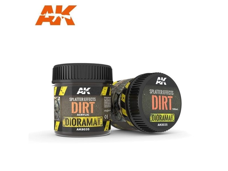 AK Interactive AK Interactive Splatter Effects Dirt - 100ml (Acrylic)
