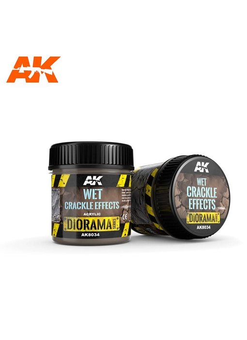 AK Interactive Wet Crackle Effects - 100ml (Acrylic)