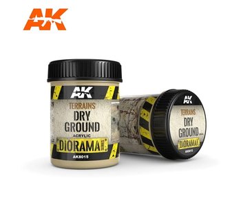 AK Interactive Terrains Dry Ground - 250ml (Acrylic)