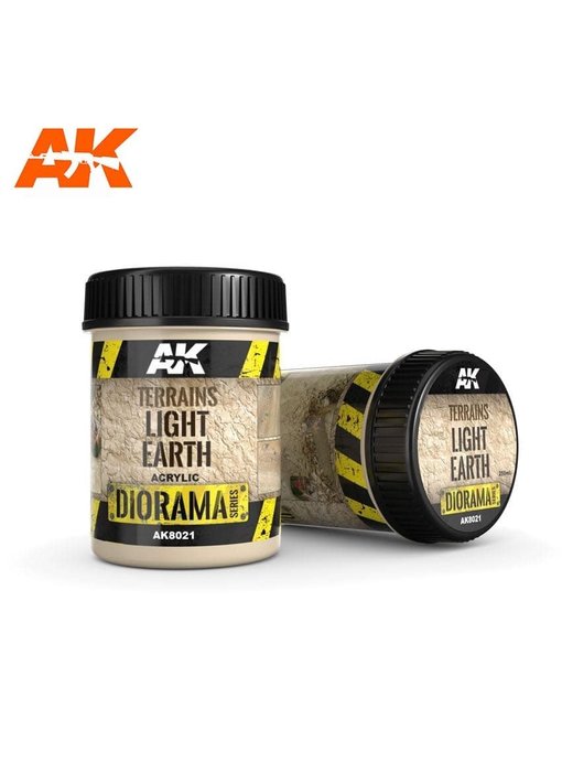 AK Interactive Terrains Light Earth - 250ml (Acrylic)