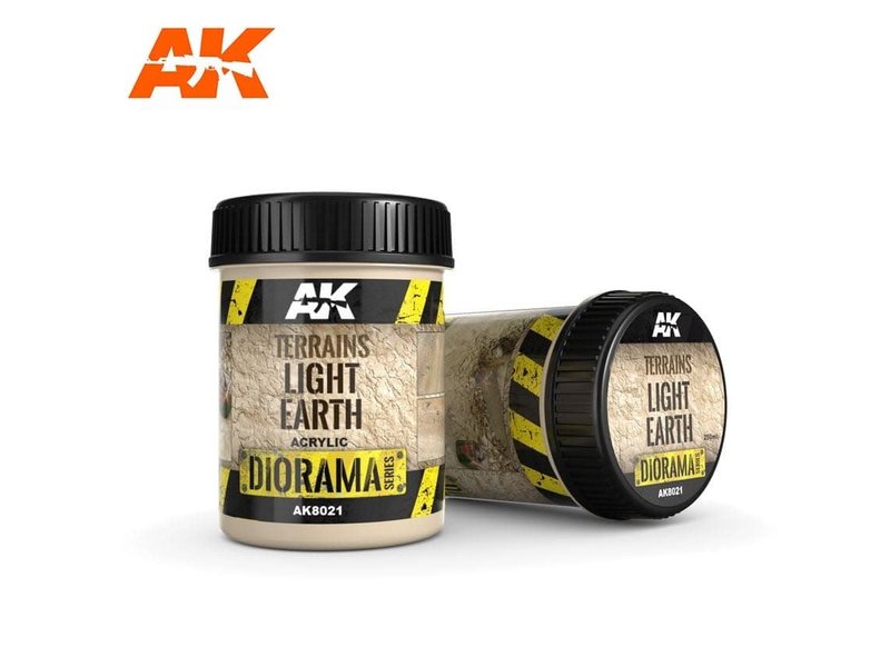AK Interactive AK Interactive Terrains Light Earth - 250ml (Acrylic)