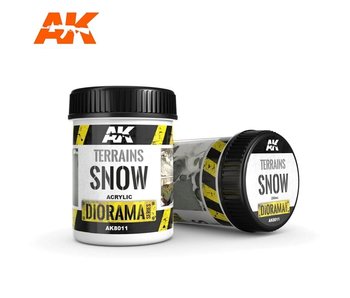 AK Interactive Terrains Snow - 250ml (Acrylic)