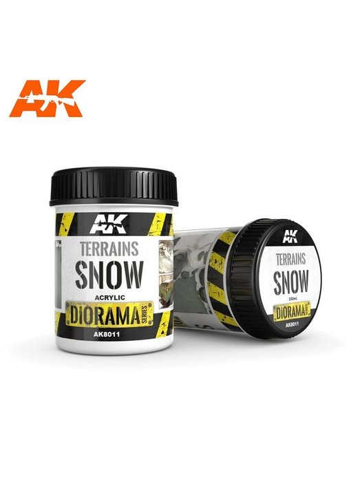 AK Interactive Terrains Snow - 250ml (Acrylic)