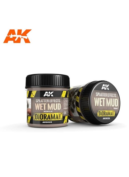 AK Interactive Splatter Effects Wet Mud - 100ml - Base Product (Acrylic)