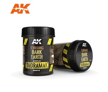 AK Interactive Terrains Dark Earth - 250ml (Acrylic)