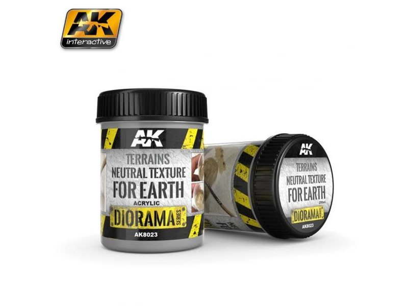 AK Interactive AK Interactive Terrains Neutral Earth - 250ml (Acrylic)