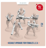 Artel W Miniatures ARTEL Law Enforcement Unit Assault upgrade kit for females (AW-015)
