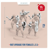 Artel W Miniatures ARTEL Law Enforcement Unit Riot Contol upgrade kit for females