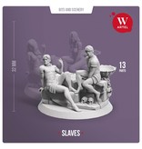 Artel W Miniatures ARTEL Pair of Male Slaves (with scenery) (AW-019)