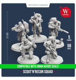 Artel W Miniatures ARTEL Scout and Recon Squad (5 scouts) 28mm scale (AW-024)