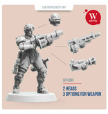 Artel W Miniatures ARTEL Law Enforcement Unit - Assault Squad (Female enforcers) (AW-041)