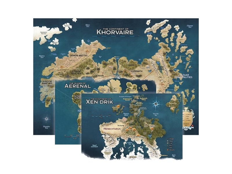 D&D (5th Ed) Map Set Eberron - Nations for Khorvaire