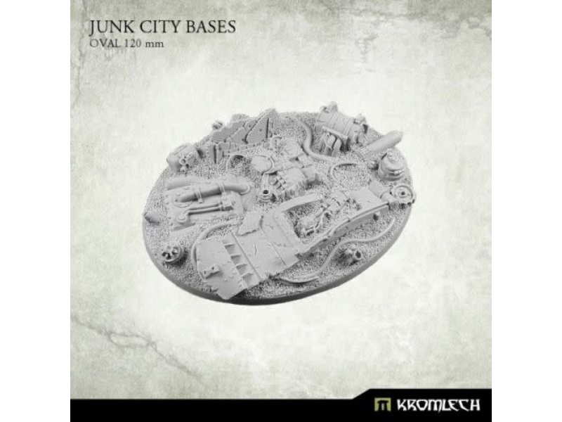 Kromlech Junk City Bases - oval 120 mm