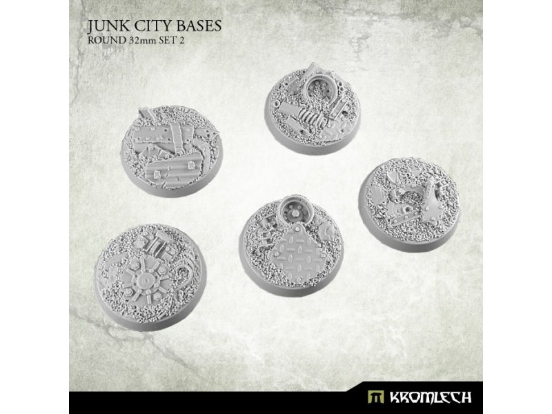 Kromlech Junk City round 32mm (5) set 2