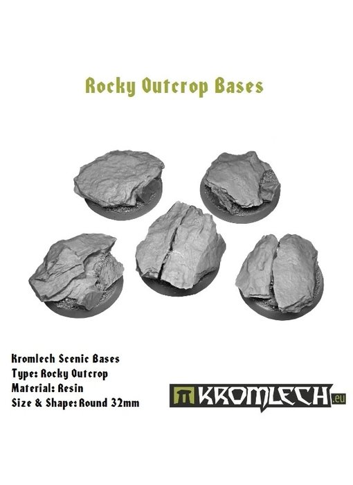 Rocky Outcrop Round 32mm (5)