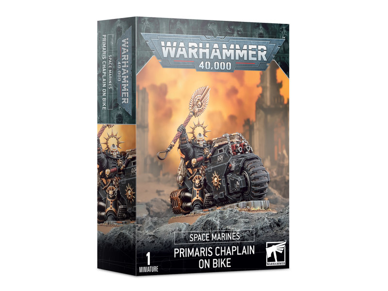 Games Workshop Space Marines - Primaris Chaplain On Bike