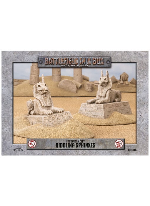 Battlefield in a Box - Forgotten City - Riddling Sphinxes