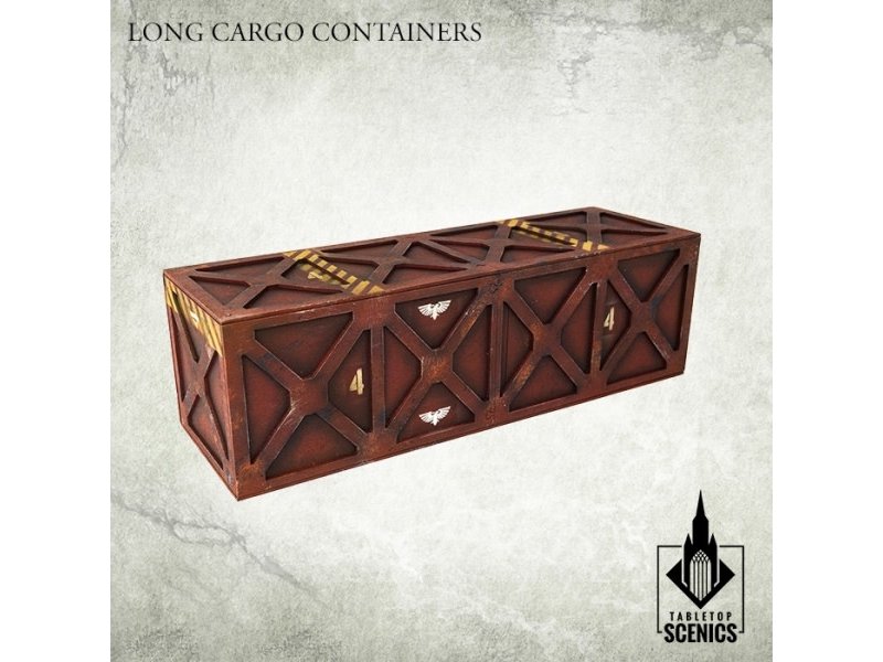 Kromlech Long Cargo Containers (3) [Gaming Series]