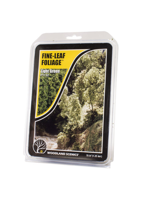 Woodland Scenics Fine Leaf - Light Green (75 Cu.In.) F1132