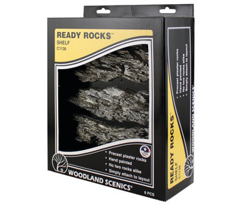 Woodland Scenics Ready Rocks - Shelf Rocks C1136