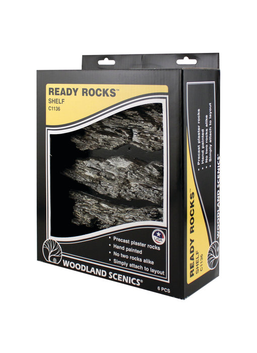 Woodland Scenics Ready Rocks - Shelf Rocks C1136