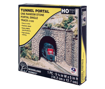 Woodland Scenics Tunnel Portal random Stone - Single (Ho) C1255