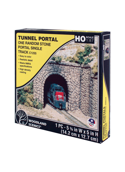 Woodland Scenics Tunnel Portal random Stone - Single (Ho) C1255