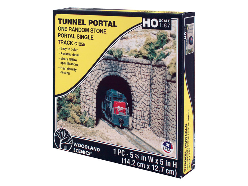 Woodland Scenics Woodland Scenics Tunnel Portal random Stone - Single (Ho) C1255