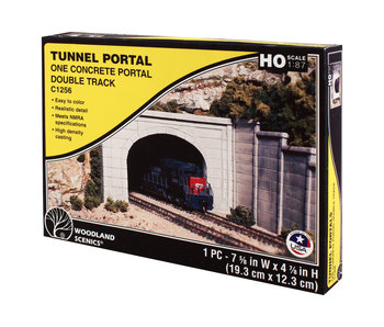 Woodland Scenics Tunnel Portal concrete - Double (Ho) C1256